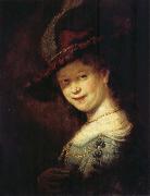 Rembrandt, Saskia Laughing